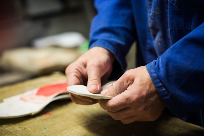 A Man Doing Custom Orthotics in Pikesville, MD