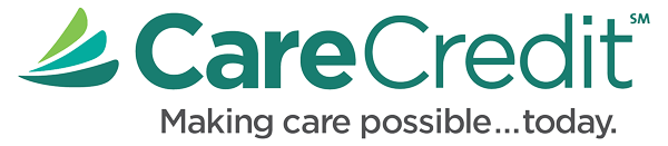 Care Credit logo, a payment option for massage therapy and other services in Pikesville, MD