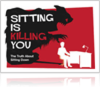 Infographic warning about the dangers of prolonged sitting