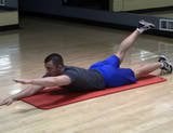 Superman Lower Back Exercise in Pikesville, MD